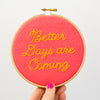 Better Days Are Coming Stitch Kit