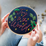 Joy to the World Soulful Hoop Stitch Kit