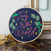 Joy to the World Soulful Hoop Stitch Kit