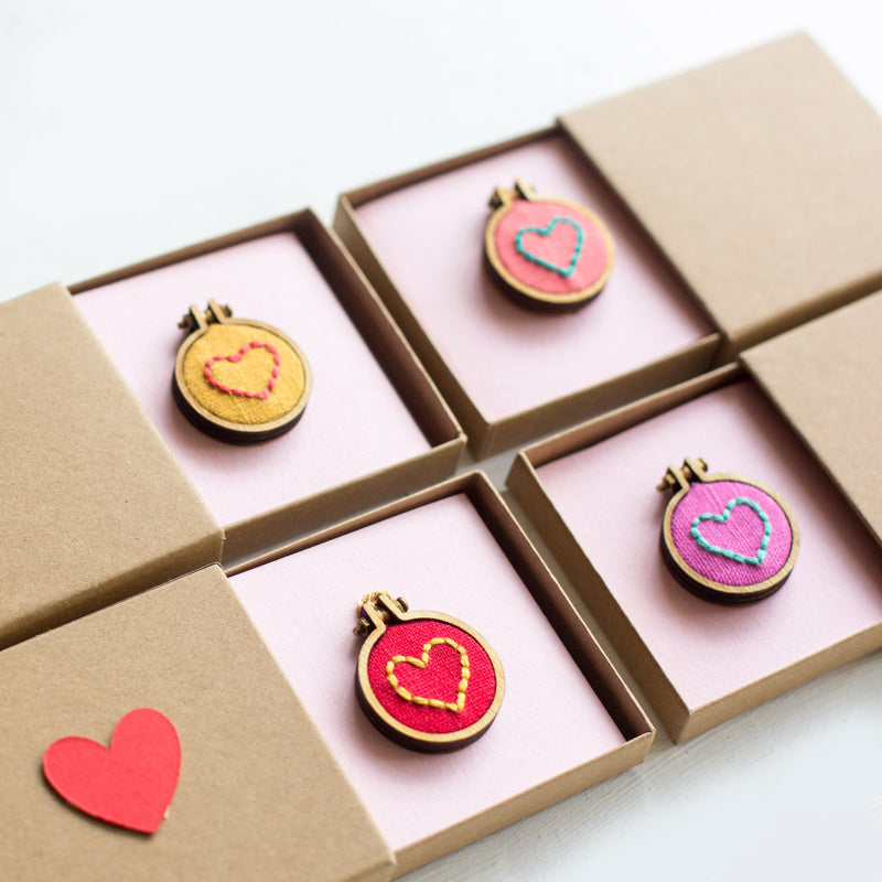 Mini Heart Message in a Box