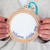 Baby Scan Photo Embroidery Hoop