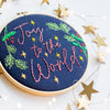 Joy to the World Soulful Hoop Stitch Kit