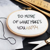 Do What Makes You Happy Mini Motivator Stitch Kit - Make & Mend
