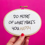 Do What Makes You Happy Mini Motivator Stitch Kit - Make & Mend