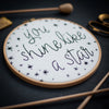 You Shine Like A Star Soulful Hoop Stitch Kit - Make & Mend