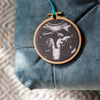 Baby Scan Photo Embroidery Hoop